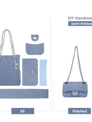 G8activist® Leather Denim Small Chain Bag DIY Kits