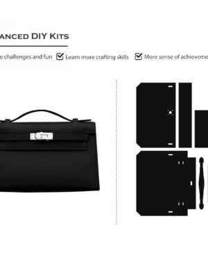 G8activist® Full Grain Leather Inspired Kelli Clutch - Advanced DIY Kits