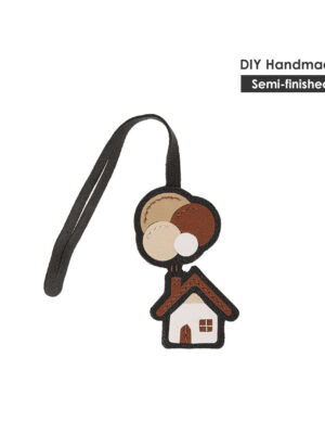G8activist® Leather Dream House Charm Keychain DIY Kits