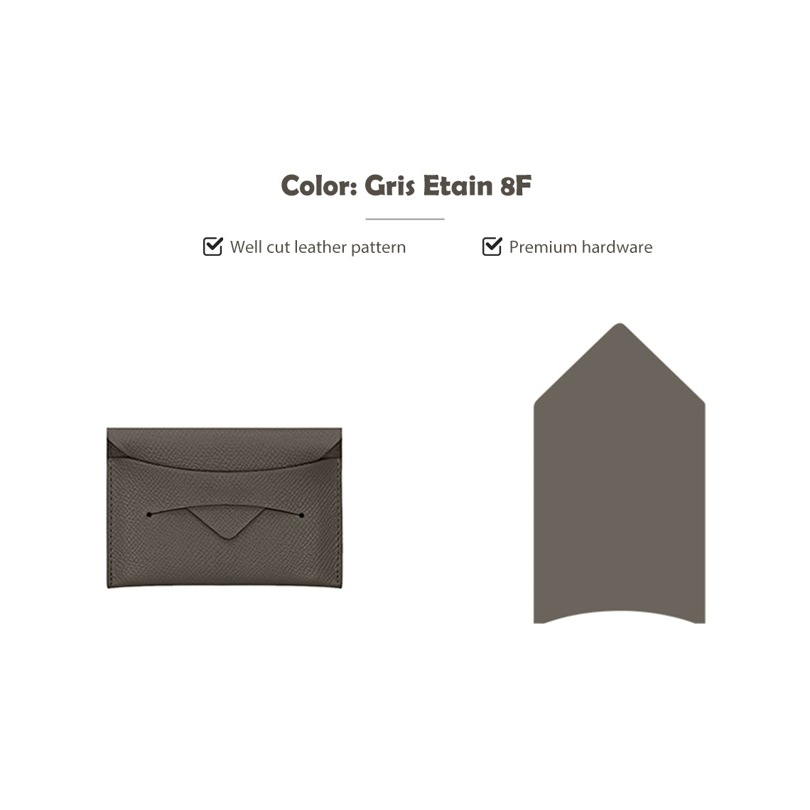 G8activist® Full Grain Leather Classic Envelope Card Holder DIY Kits - Image 12