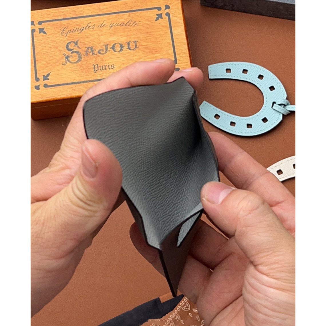 G8activist® Full Grain Leather Classic Envelope Card Holder DIY Kits - Image 6