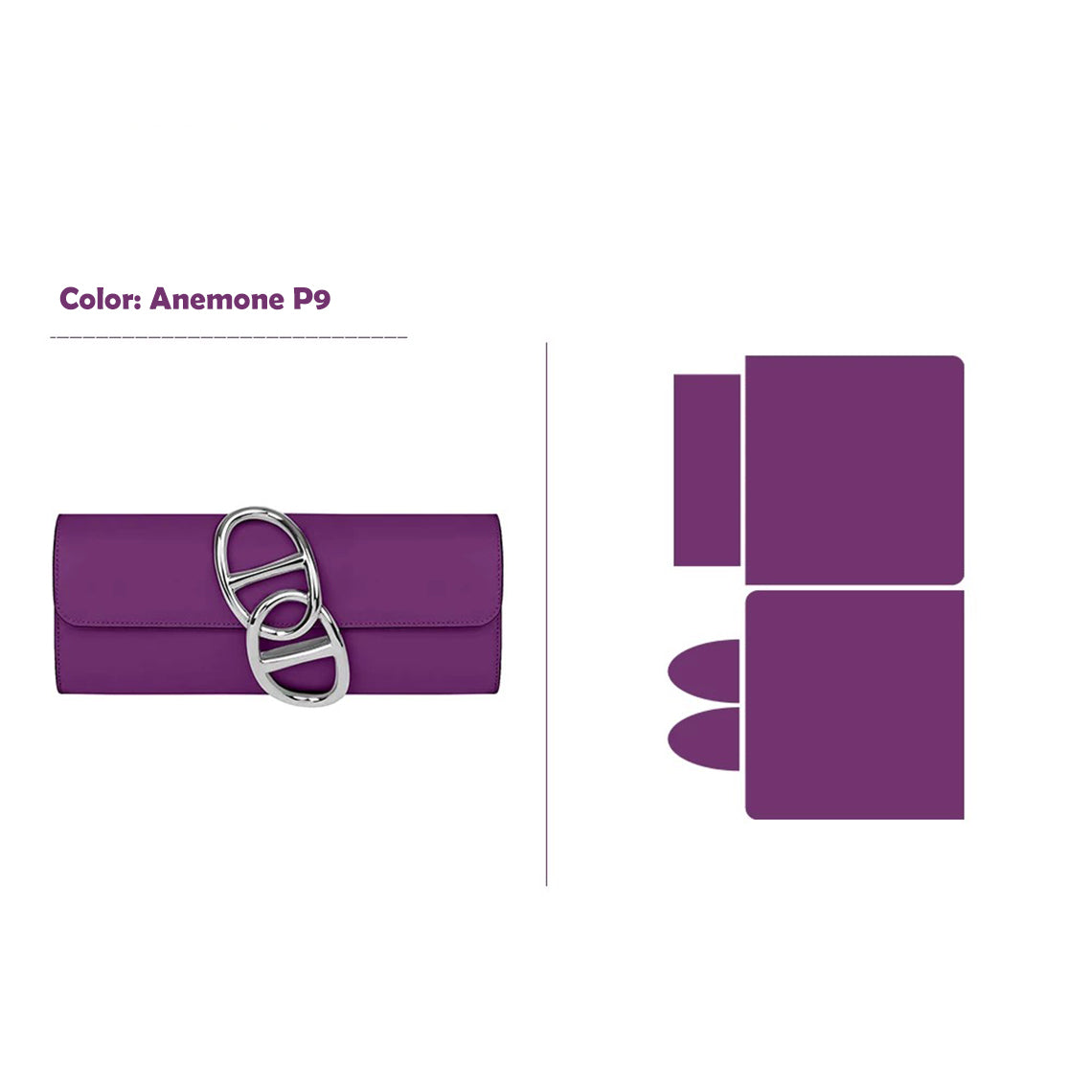 G8activist® Full Grain Leather Evening Clutch DIY Kit - Advanced DIY Kits - Image 15