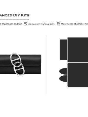 G8activist® Full Grain Leather Evening Clutch DIY Kit - Advanced DIY Kits