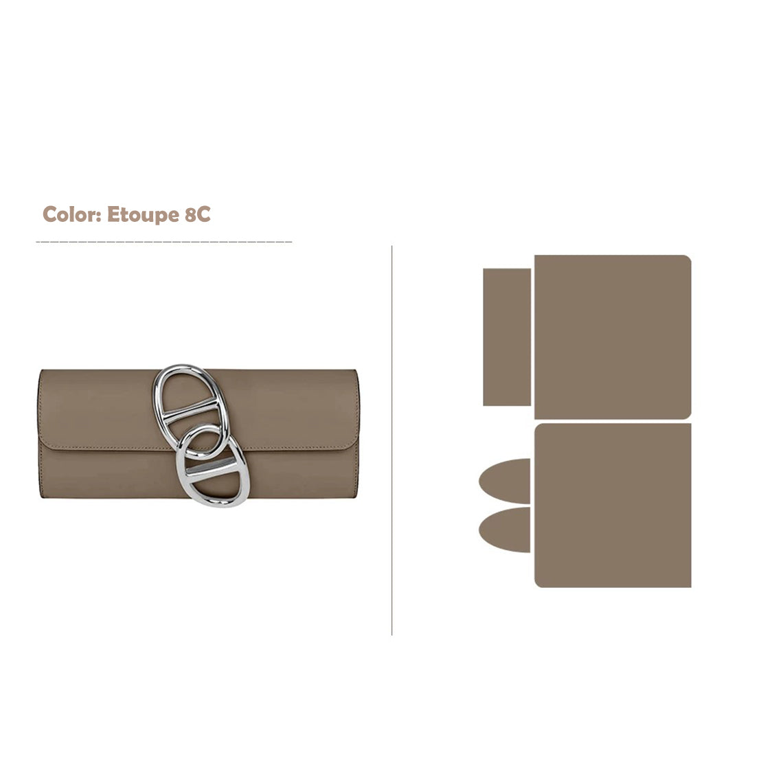 G8activist® Full Grain Leather Evening Clutch DIY Kit - Advanced DIY Kits - Image 9