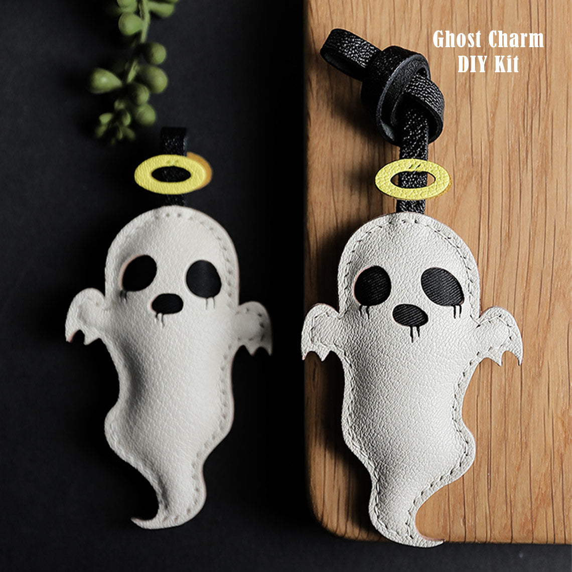 G8activist® Leather Little Ghost Charm DIY Kits