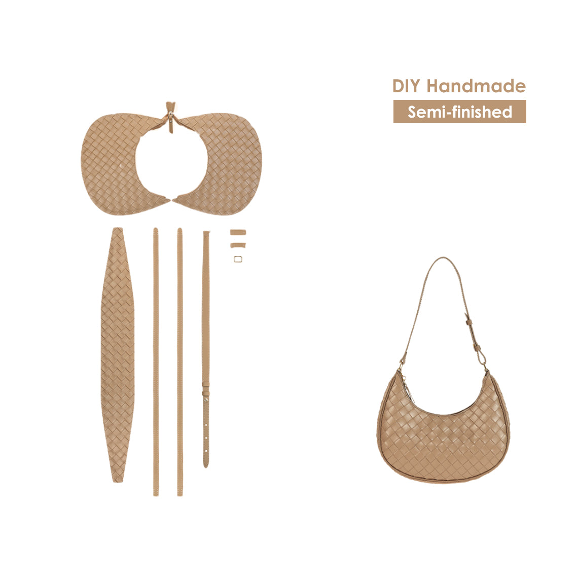 G8activist® Leather Woven Hobo Bag DIY Kits