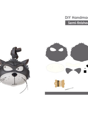 G8activist® Leather Fun Cat Keychain DIY Kit