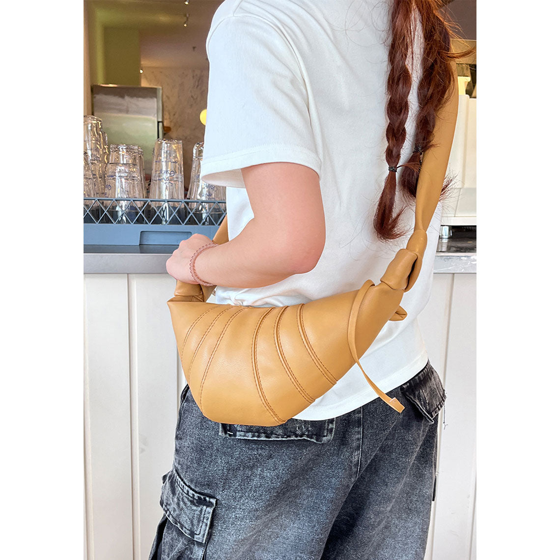 G8activist® Leather Croissant Shoulder Bag DIY Kit - Image 12