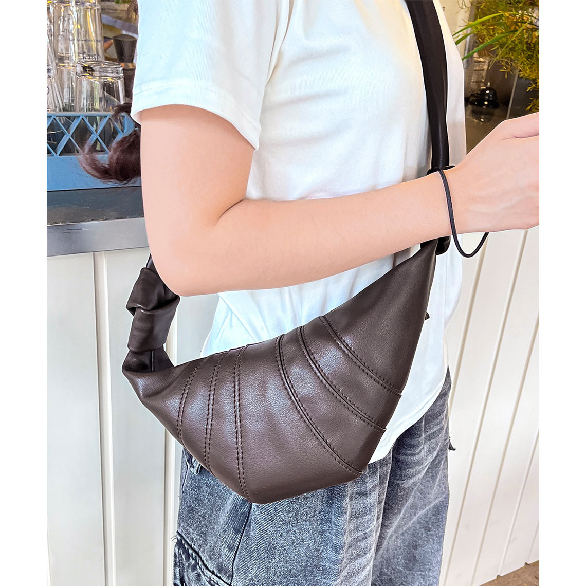 G8activist® Leather Croissant Shoulder Bag DIY Kit - Image 11