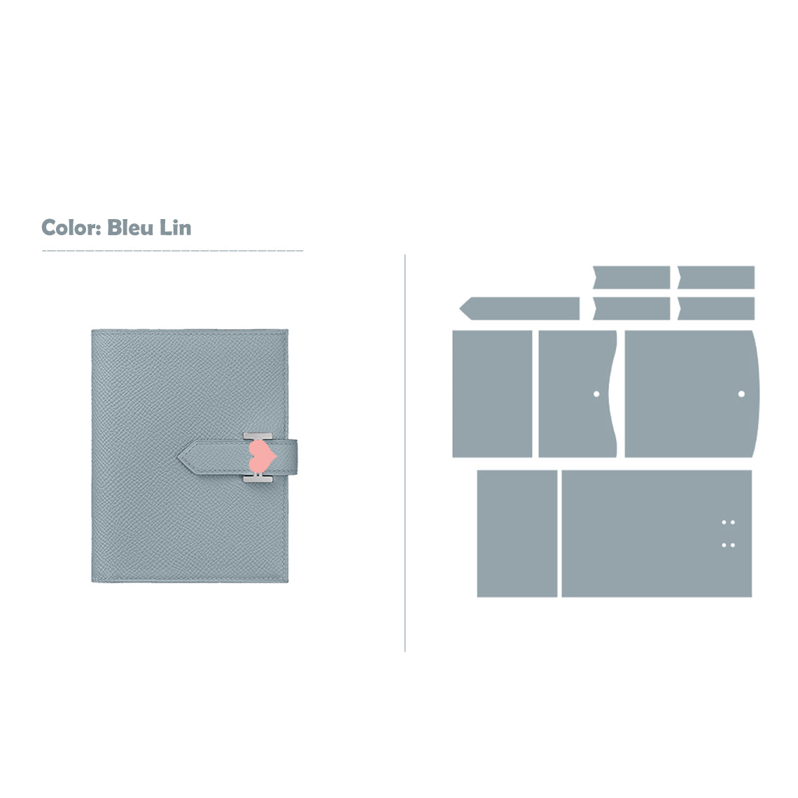 G8activist® Full Grain Leather Bearn Coin Wallet DIY Kits - Image 24