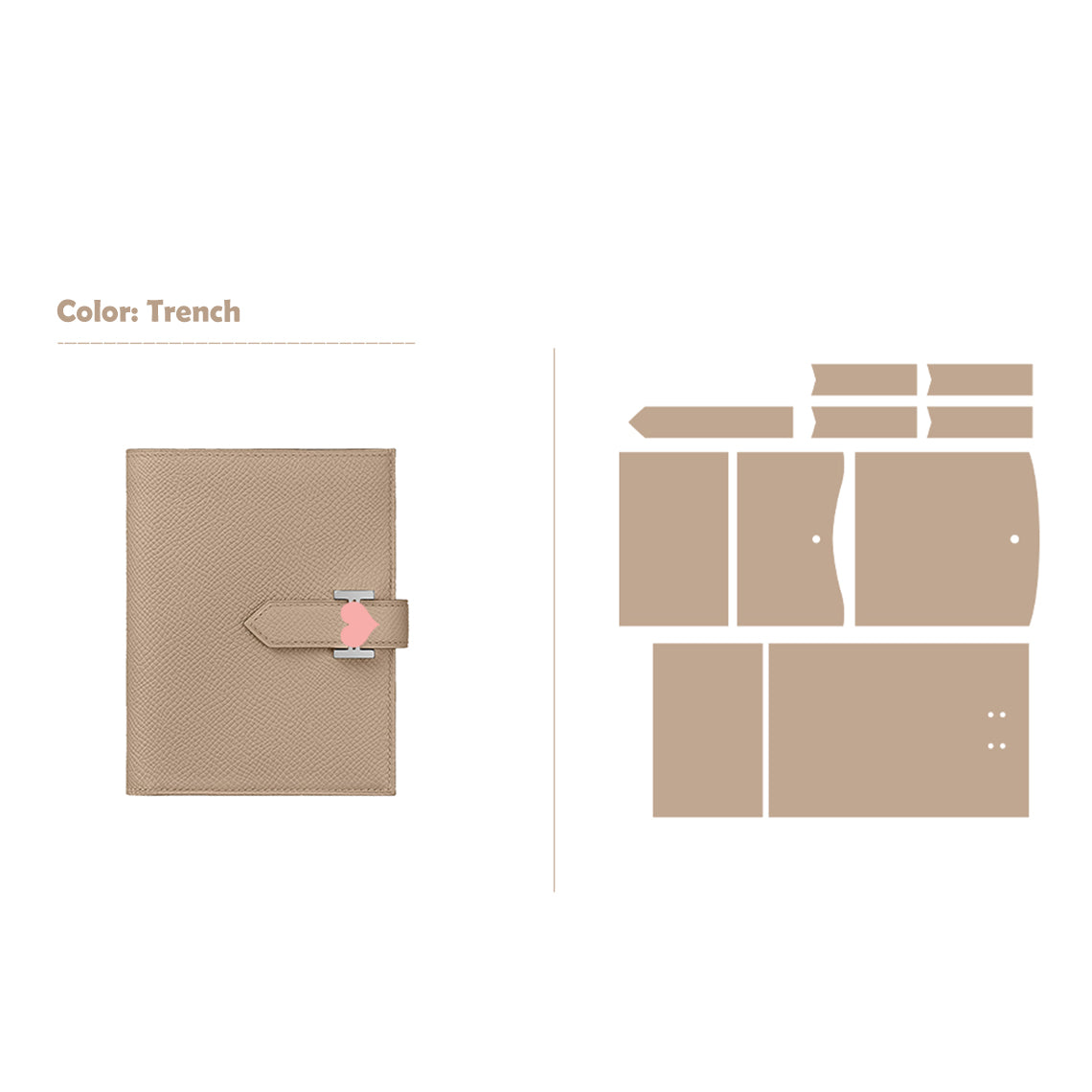 G8activist® Full Grain Leather Bearn Coin Wallet DIY Kits - Image 27