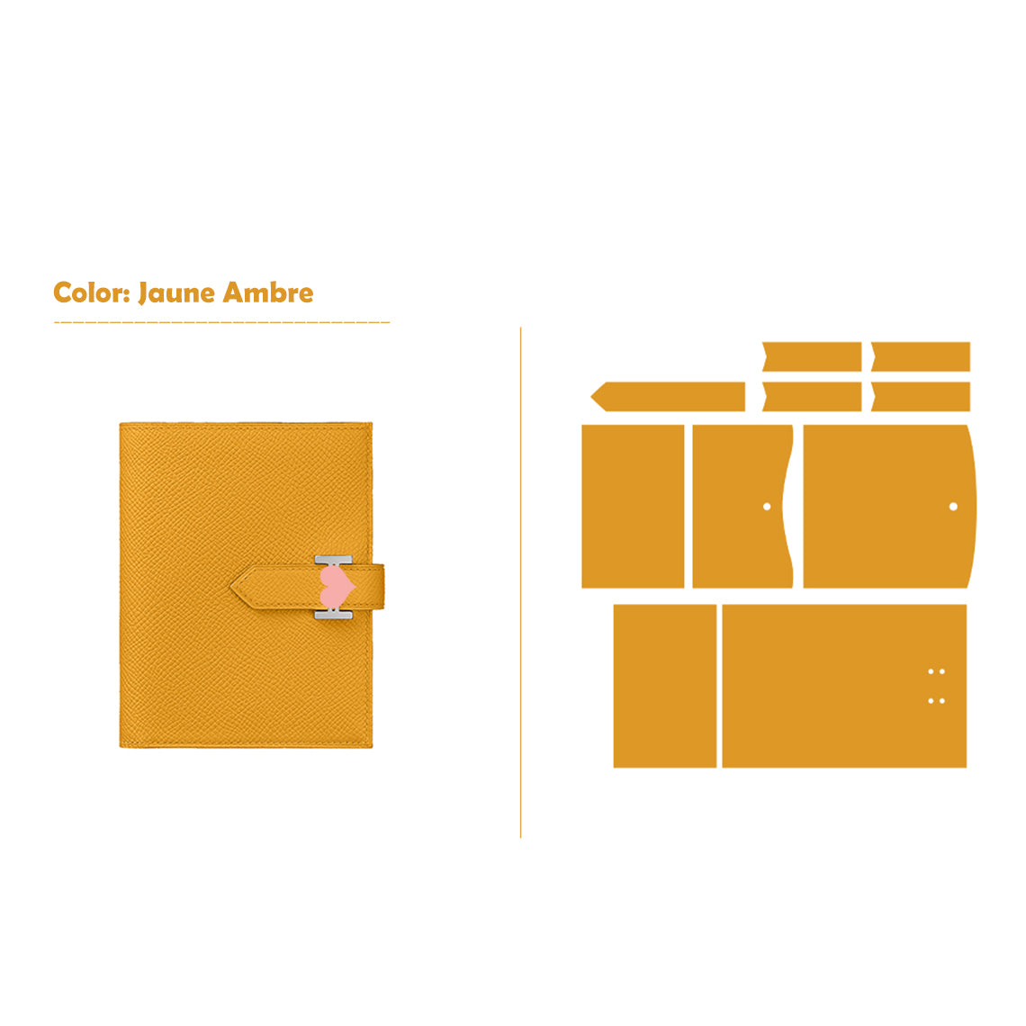 G8activist® Full Grain Leather Bearn Coin Wallet DIY Kits - Image 28