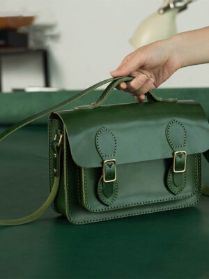 G8activist® Vegetable Tanned Leather Satchel Crossbody Bag DIY Kits