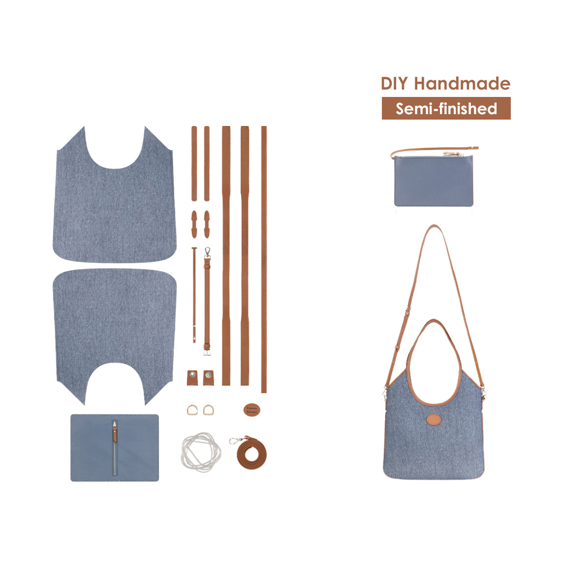 G8activist® Leather Inspired Shoulder Bag DIY Kits
