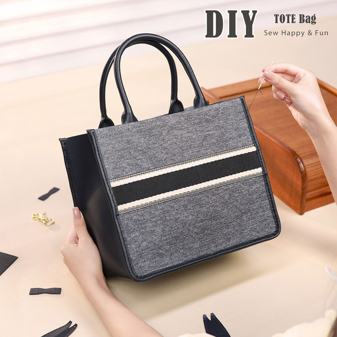 G8activist® Leather Book Tote Bag DIY Kits - Image 2