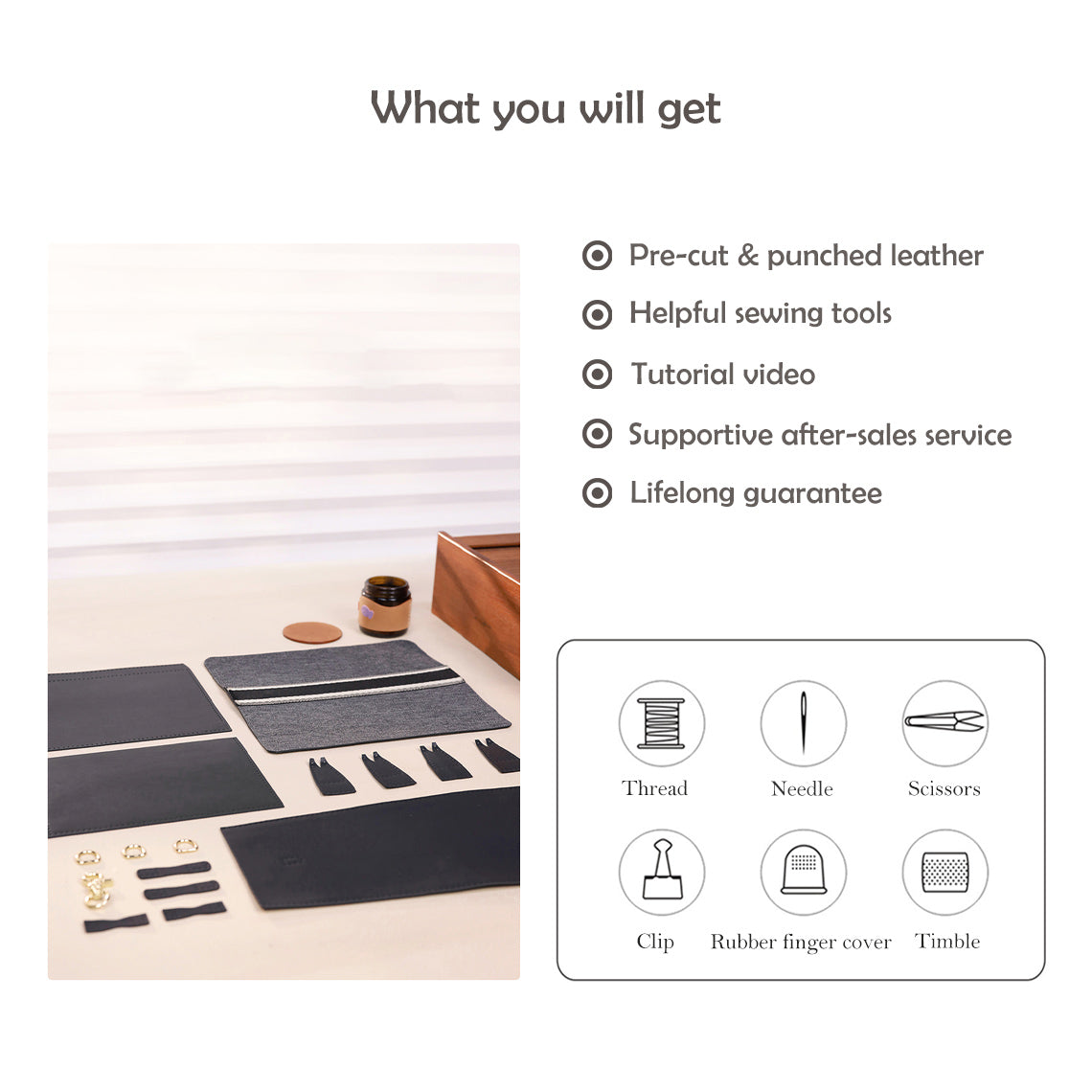 G8activist® Leather Book Tote Bag DIY Kits - Image 5