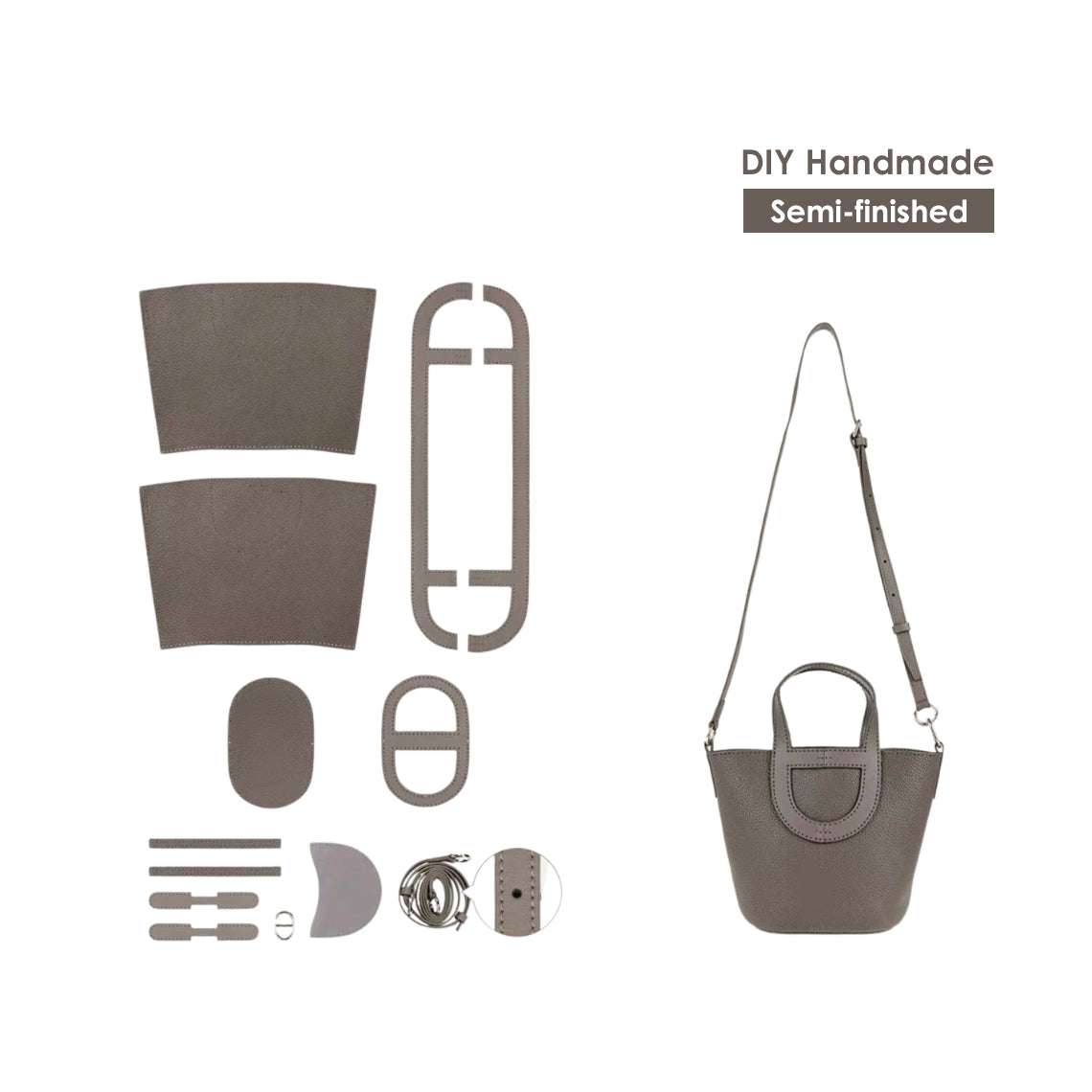 G8activist® Top Grain Leather Inspired Loop Bag DIY Kits