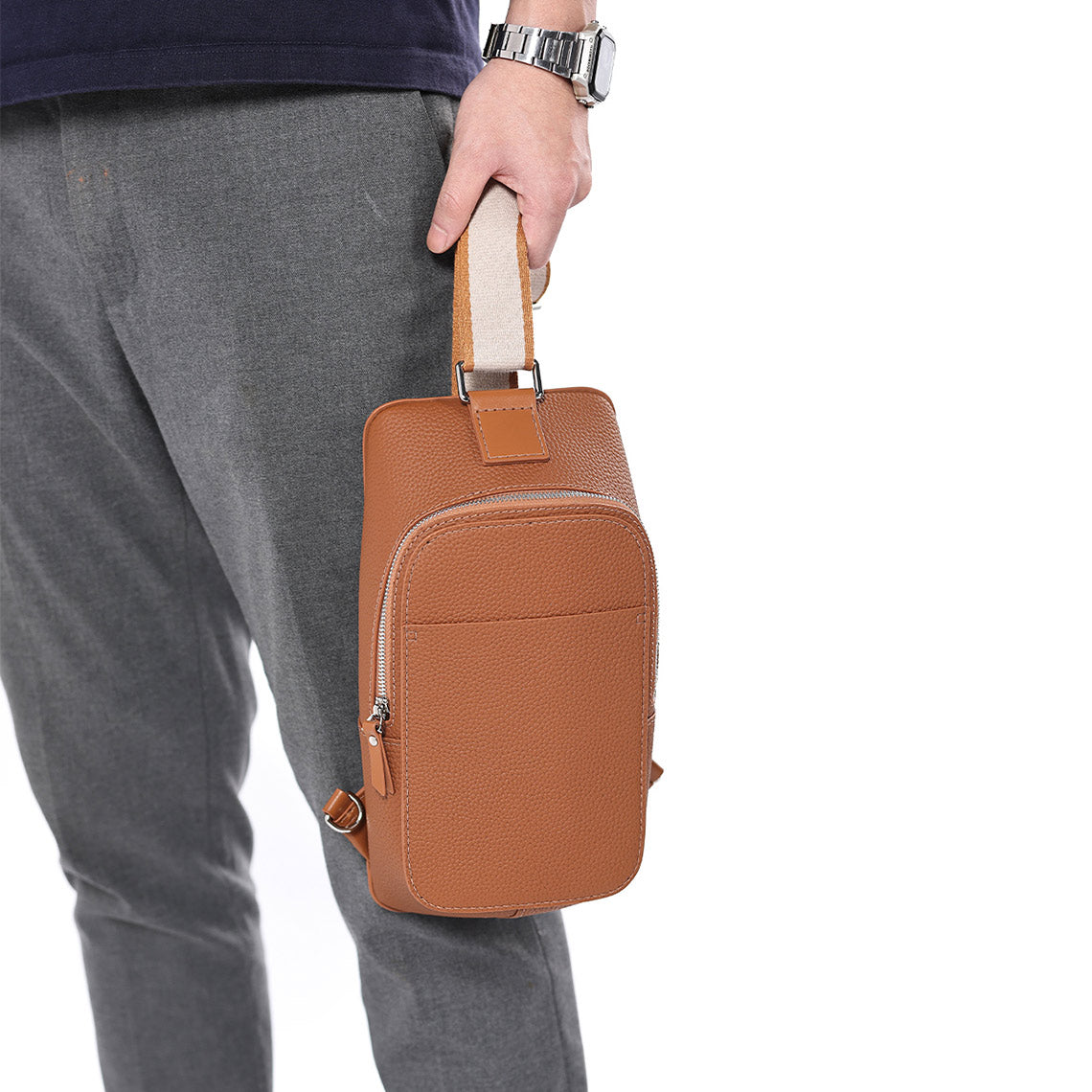 G8activist® Top Grain Leather Men Fanny Pack Waist Bag DIY Kit - Image 10