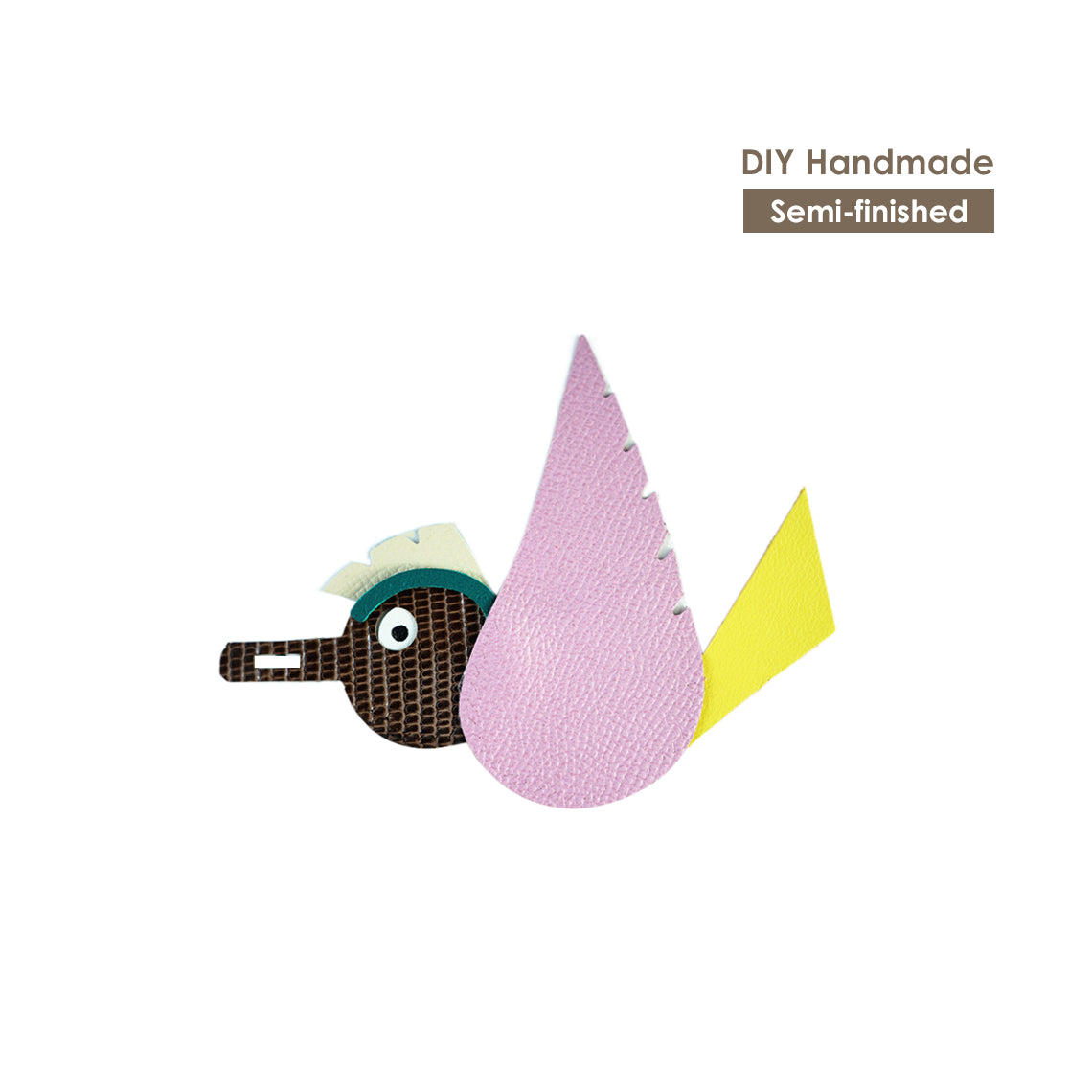 G8activist® Full Grain Leather Birdy Bag Charm DIY Kits