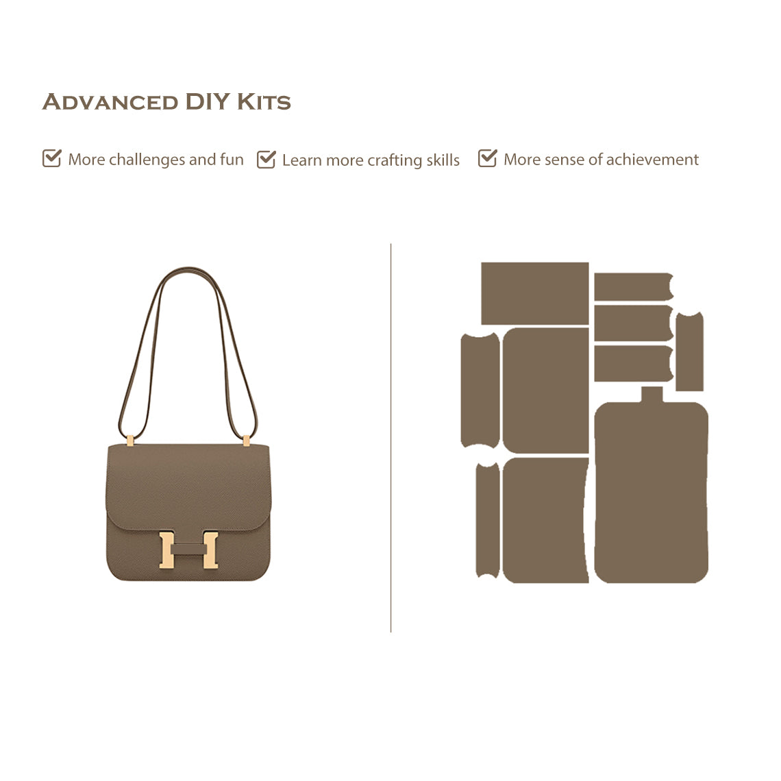 G8activist® Full Grain Leather Inspired Kanstance 24 – Advanced DIY Kits