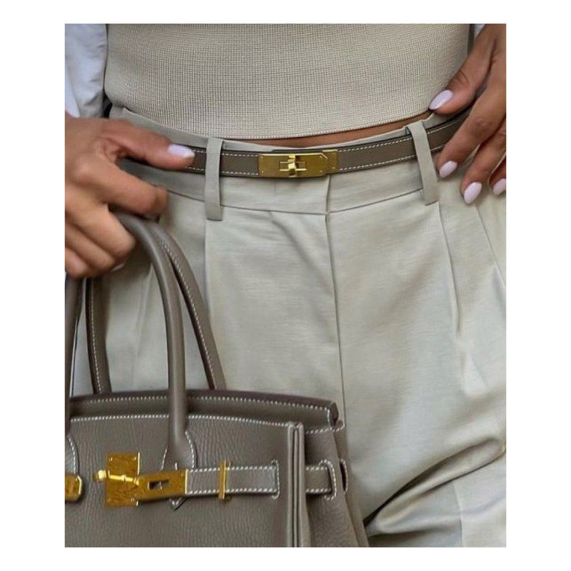 G8activist® Epsom Leather Inspired Kelli Slim Belt DIY Kits - Image 2