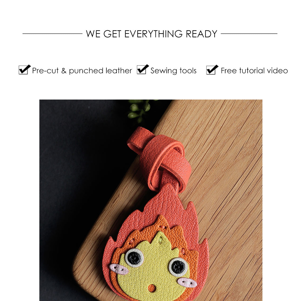 G8activist® Sheep Leather Anime Fire Charm DIY Kits - Image 3