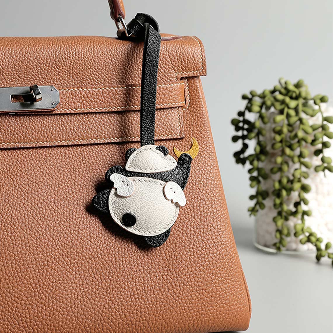 G8activist® Leather Angel Panda Keychain DIY Kits
