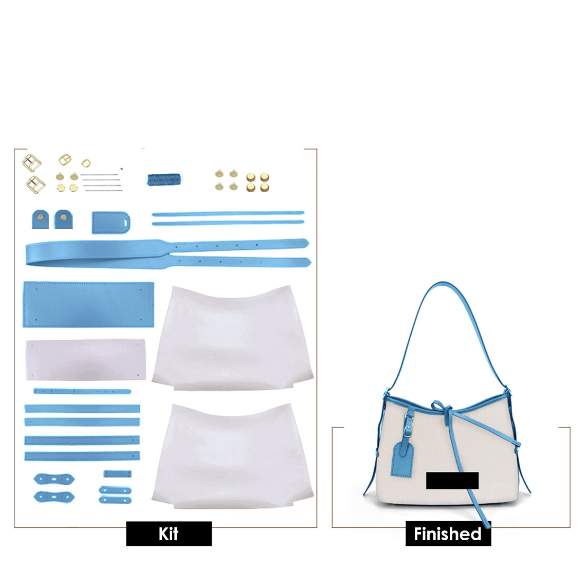 G8activist® Leather Dustbag Recycle Shoulder Tote DIY Kits - Image 10