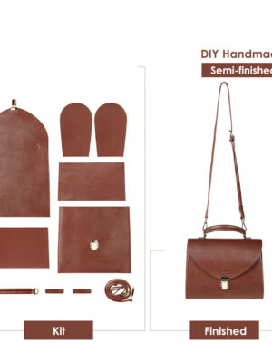 G8activist® Leather Vintage Top Handle Crossbody Bag DIY Kit | Price Drop at Checkout