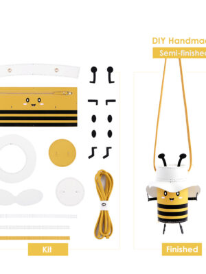 G8activist® Leather Lovely Bee Crossbody Bag For Kids DIY Kit