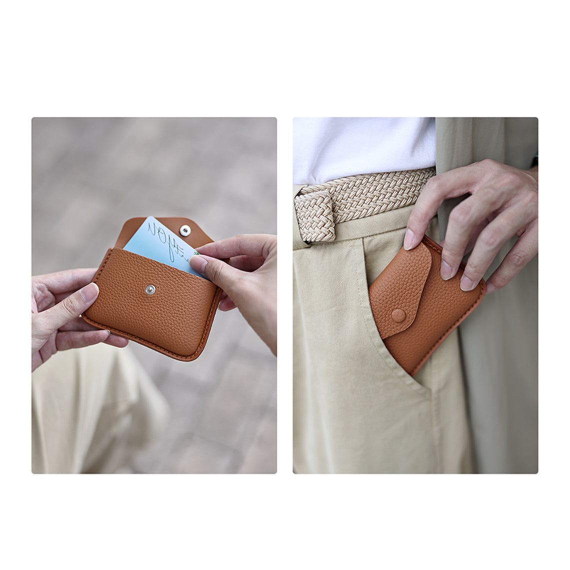 G8activist® Top Grain Leather Envelope Card Holder DIY Kit - Image 8