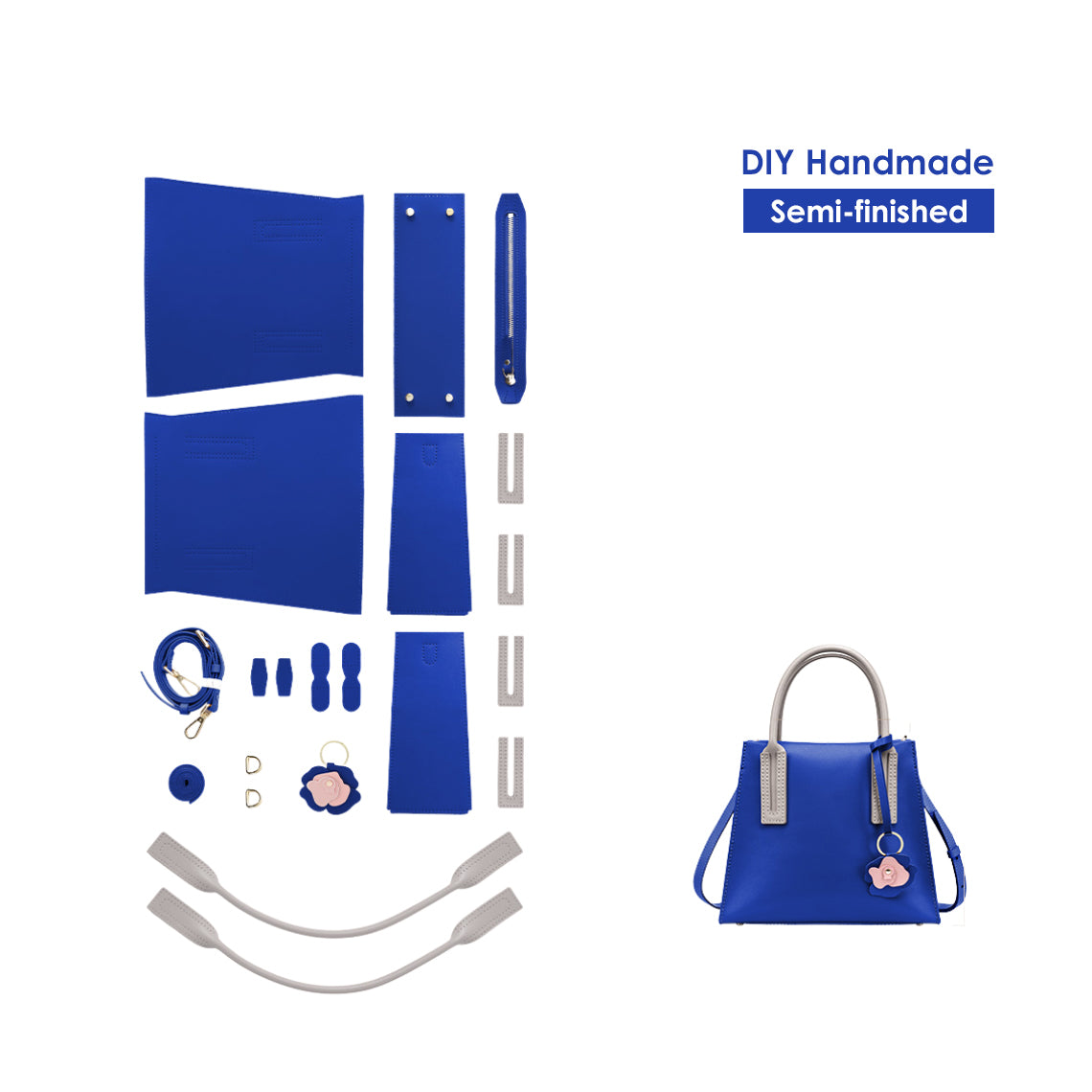 G8activist® Leather Women Top Handles Handbag DIY Kit - Image 10