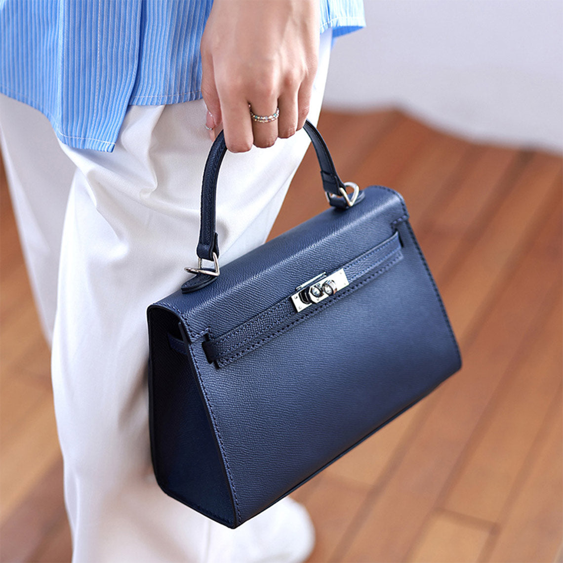 G8activist® Top Grain Leather Inspired Sellier Kylie Bag DIY Kit | Price Drop at Checkout - Image 9