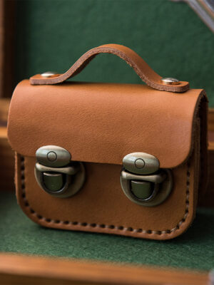 G8activist® Full Grain Leather Mini Satchel DIY Kit