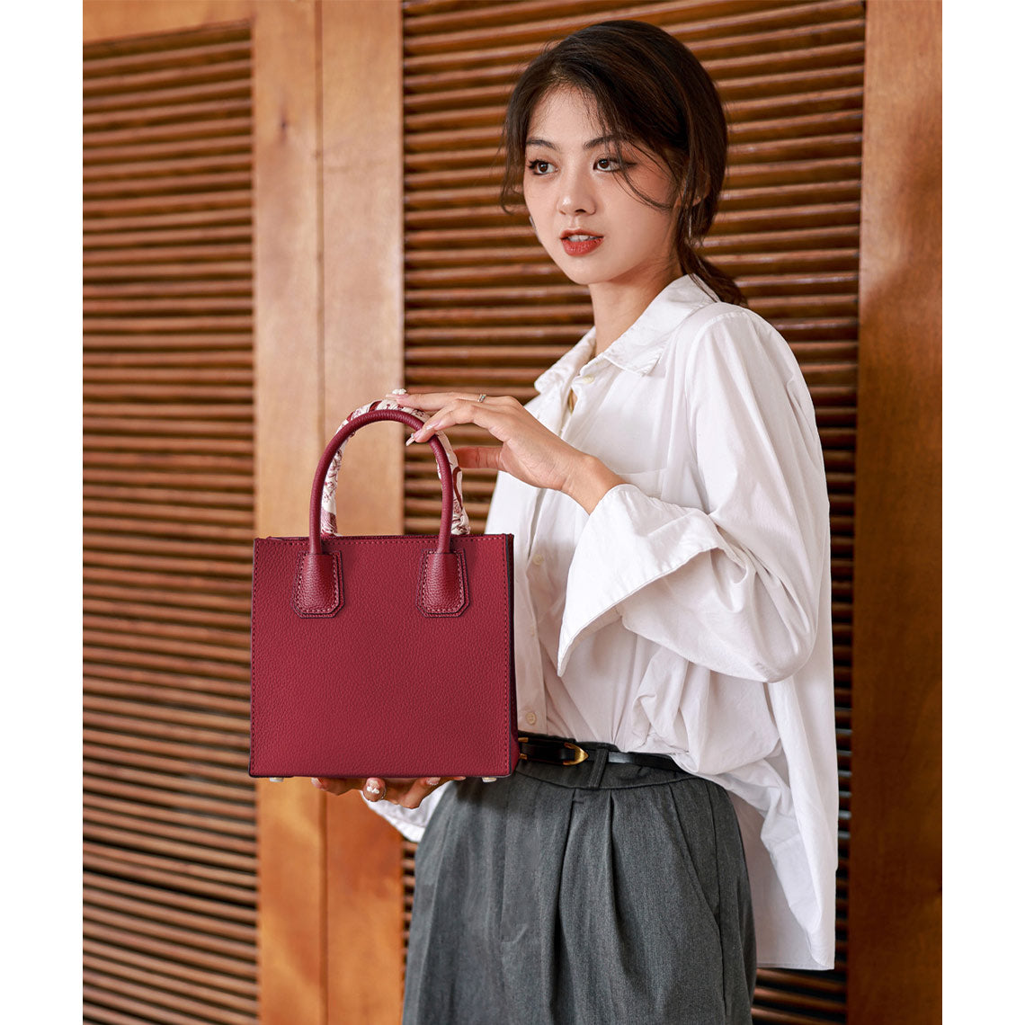 G8activist® Top Grain Leather Mini Tote Handbag DIY Kit - Image 8