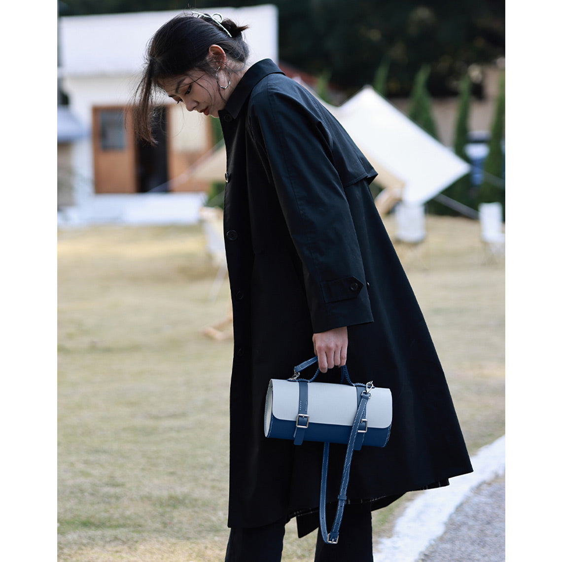 G8activist® Leather Cylinder Satchel Top Handle Bag DIY Kit - Image 8