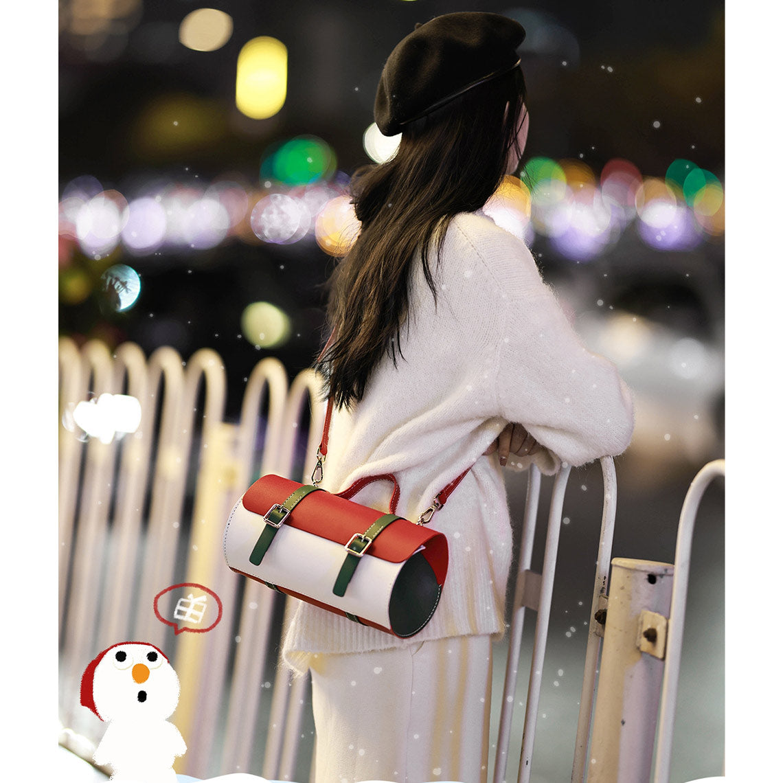 G8activist® Leather Cylinder Satchel Top Handle Bag DIY Kit - Image 9